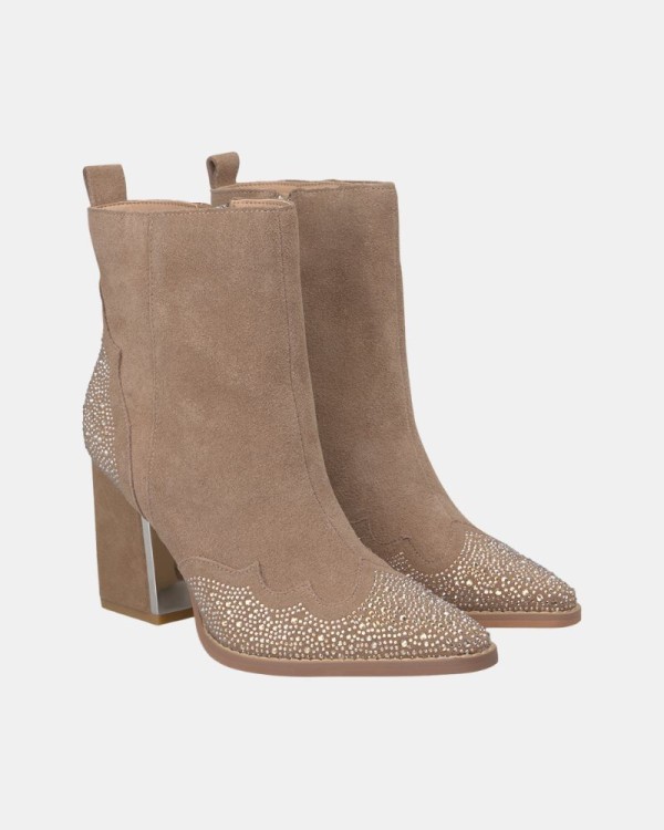 Botins Baixos Mulher ALMA EN PENA Bege I2552156