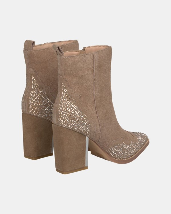 Botins Baixos Mulher ALMA EN PENA Bege I2552156
