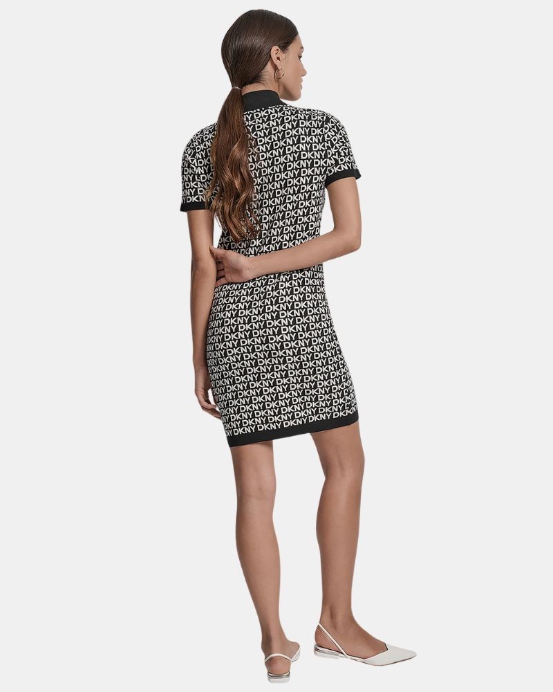 Vestidos Manga Curta Mulher DKNY Preto DJ5R0911