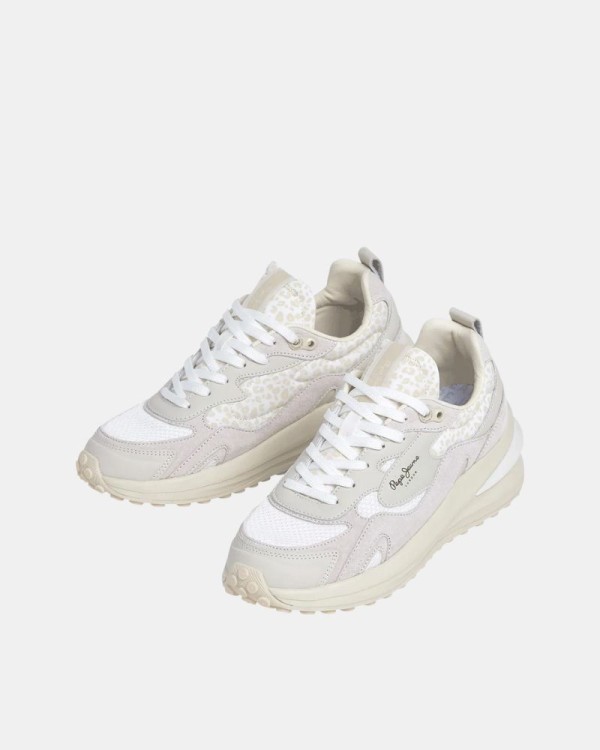 Zapatillas Bajas Mujer PEPE JEANS Blanco PLS600012 WINSLOW ONE W