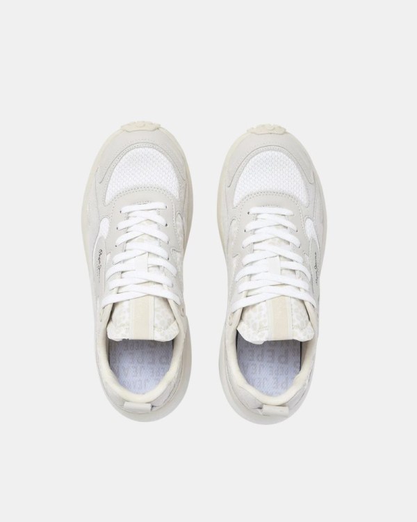 Sapatilhas Baixas Mulher PEPE JEANS Branco PLS600012 WINSLOW ONE W