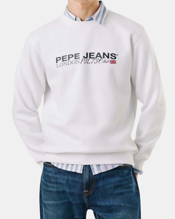  Sudaderas Manga larga Hombre PEPE JEANS Blanco PM5800029 MATTHEW CREW