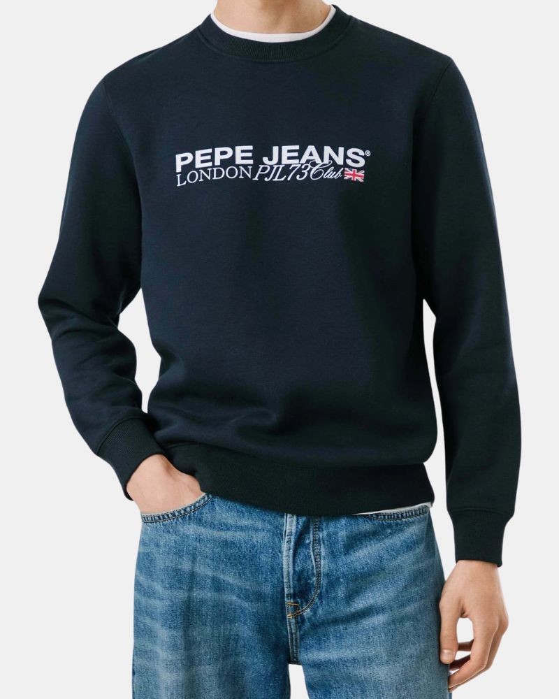 Casacos de Manga Comprida Homem PEPE JEANS Azul PM5800029 MATTHEW CREW