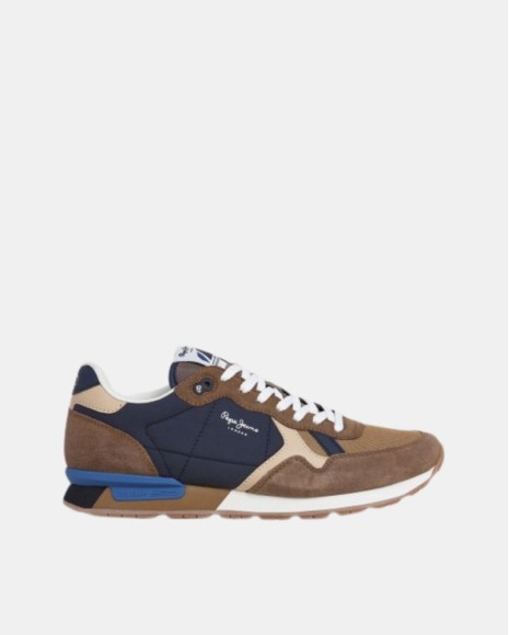 Zapatillas Bajas Hombre PEPE JEANS Marrón PMS400004 BRIT COLORS M