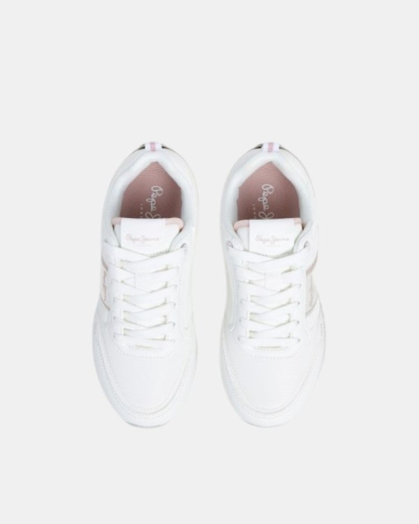 Sapatilhas Baixas Infantil PEPE JEANS Branco PGS400001 DUBLIN FAME G