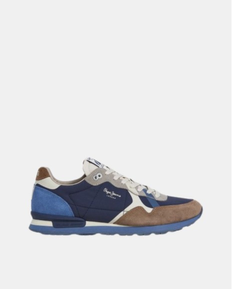 Zapatillas Bajas Hombre PEPE JEANS Azul PMS400002 BRIT PRINTS M