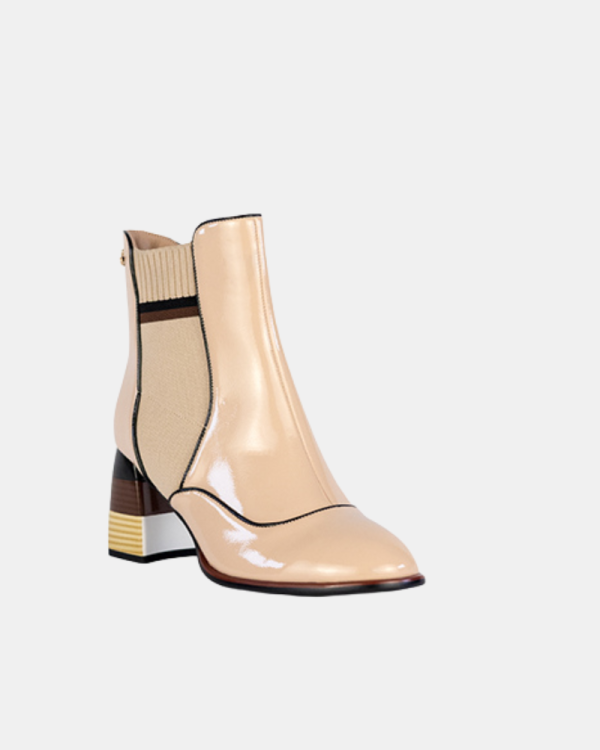 Botins Mulher RockAway Bege 84563