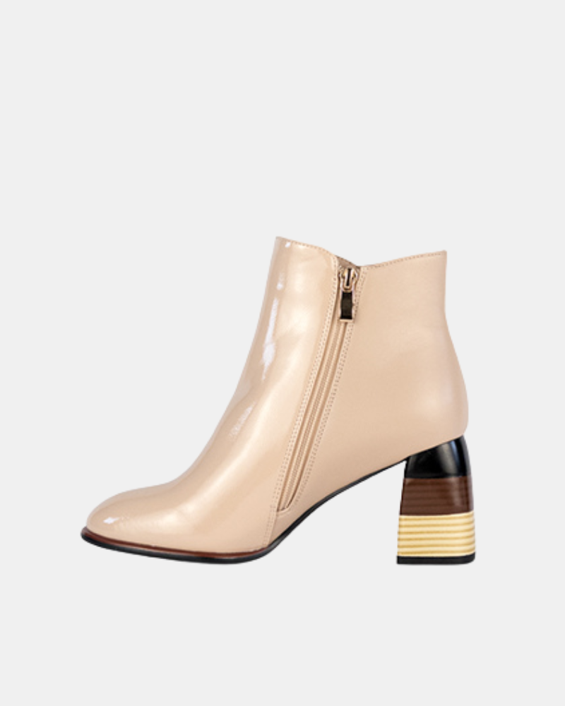 Botins Mulher RockAway Bege 84558