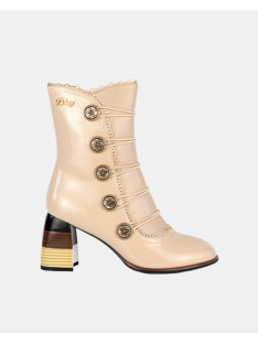  Botines Mujer RockAway Beige 84556