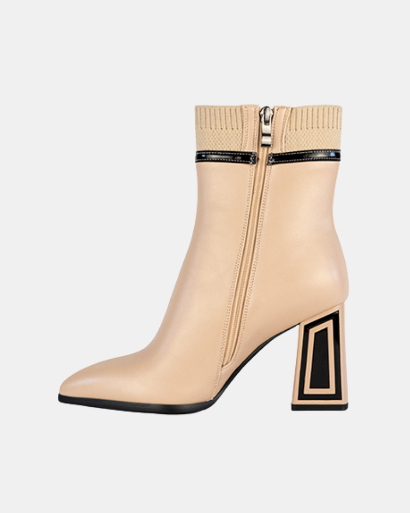 Botins Mulher RockAway Bege 84577
