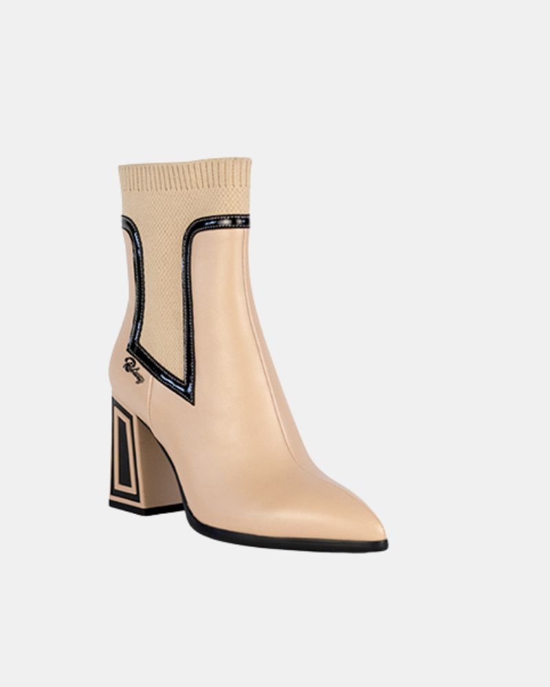 Botins Mulher RockAway Bege 84577