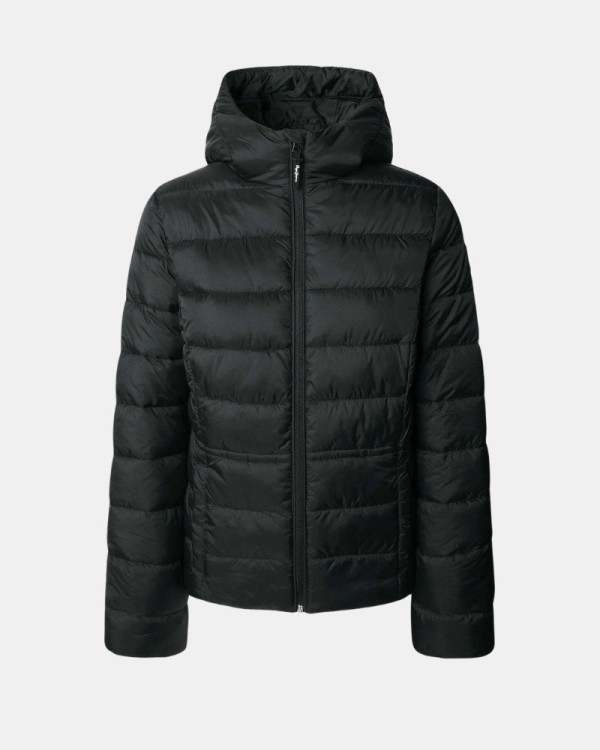  Abrigos Manga larga Mujer PEPE JEANS Negro PL4024378 SALLY SHORT