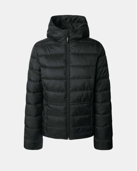  Abrigos Manga larga Mujer PEPE JEANS Negro PL4024378 SALLY SHORT
