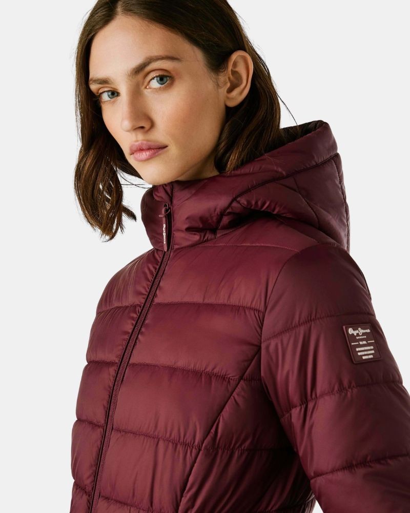 Casacos Manga comprida Mulher PEPE JEANS Vermelho PL4024378 SALLY SHORT