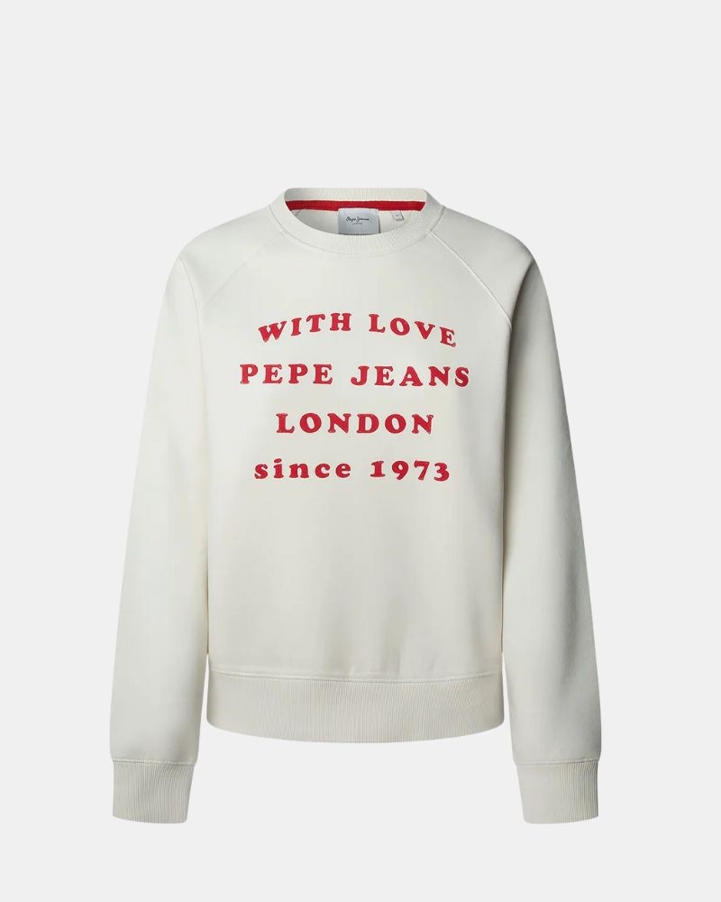  Jersey Manga larga Mujer PEPE JEANS Blanco PL5800011 BEL