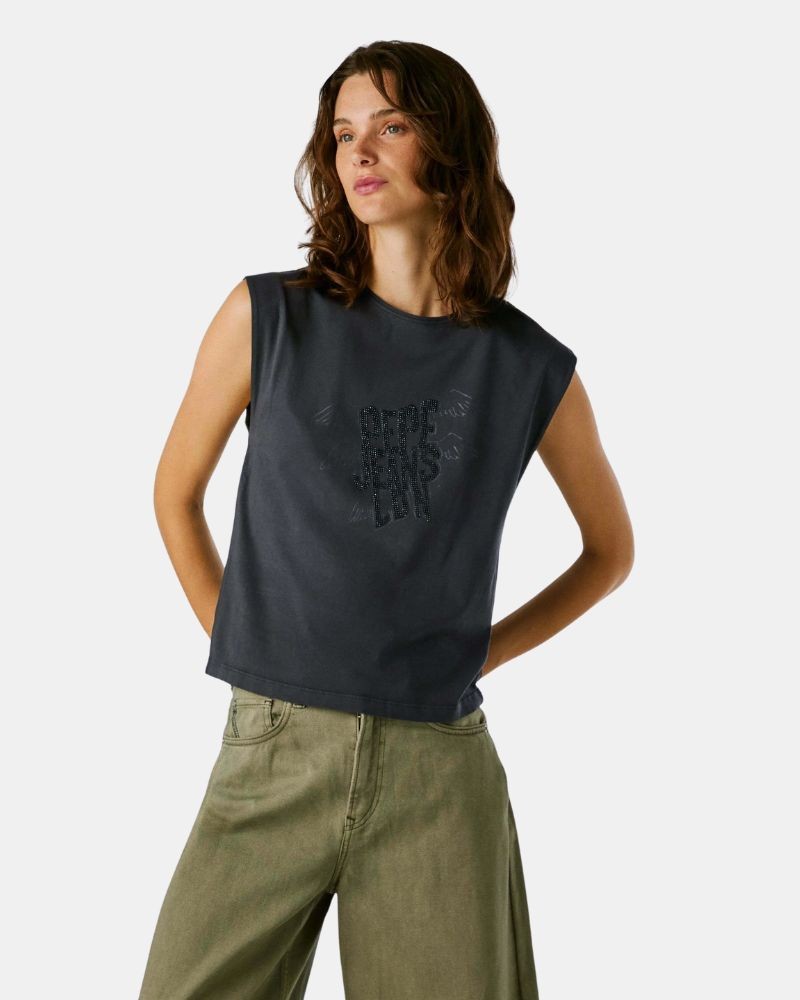 T-shirts Top Mulher PEPE JEANS Cinza PL5000022 BERIA