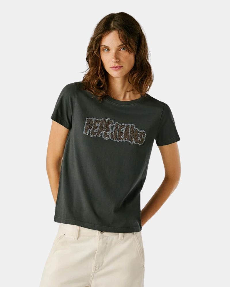 T-shirts Manga curta Mulher PEPE JEANS Cinza PL5000052 BERI