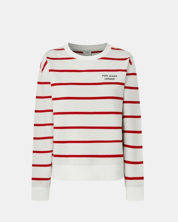 T-shirt de Manga Comprida Mulher PEPE JEANS Vermelho PL5800020 BIENNA