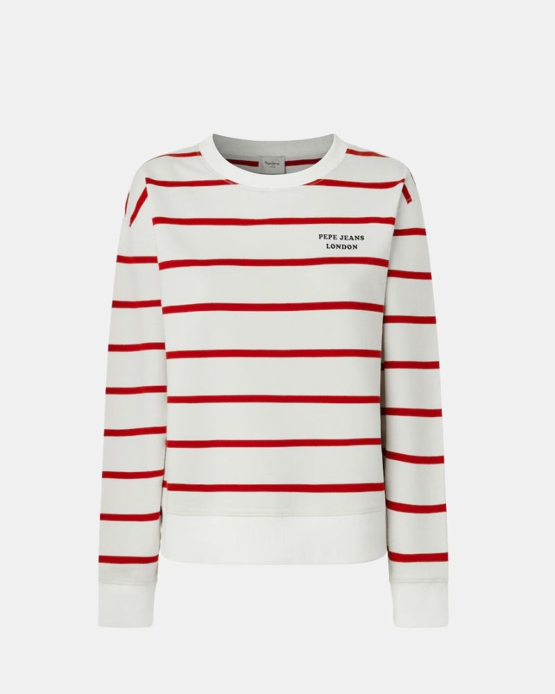 T-shirt de Manga Comprida Mulher PEPE JEANS Vermelho PL5800020 BIENNA