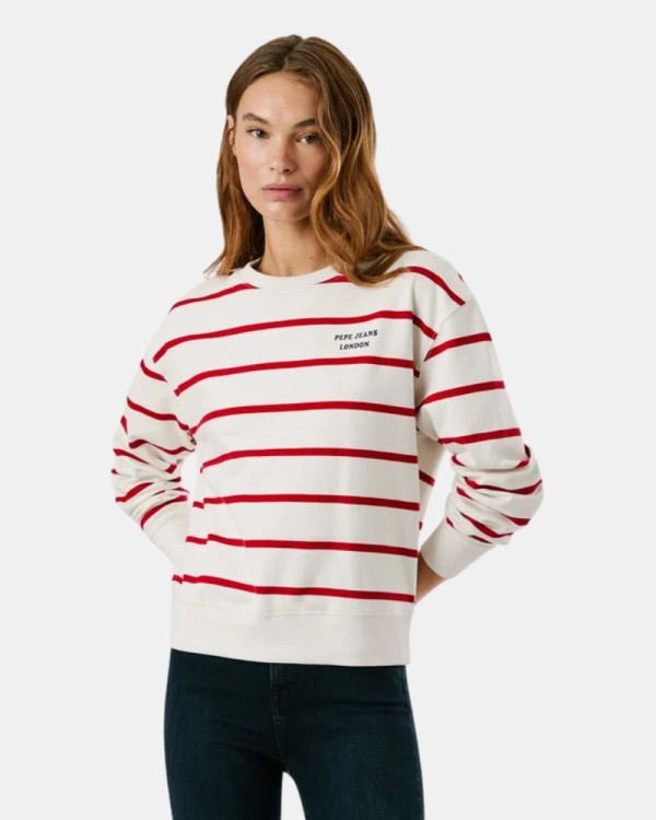 T-shirt de Manga Comprida Mulher PEPE JEANS Vermelho PL5800020 BIENNA