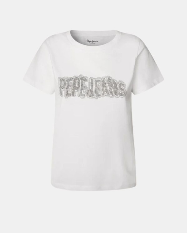  Camisetas Manga corta Mujer PEPE JEANS Blanco PL5000052 BERI
