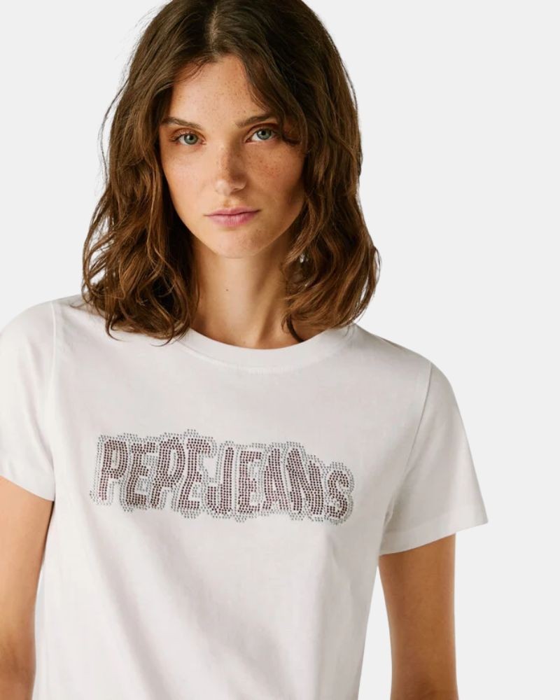  Camisetas Manga corta Mujer PEPE JEANS Blanco PL5000052 BERI