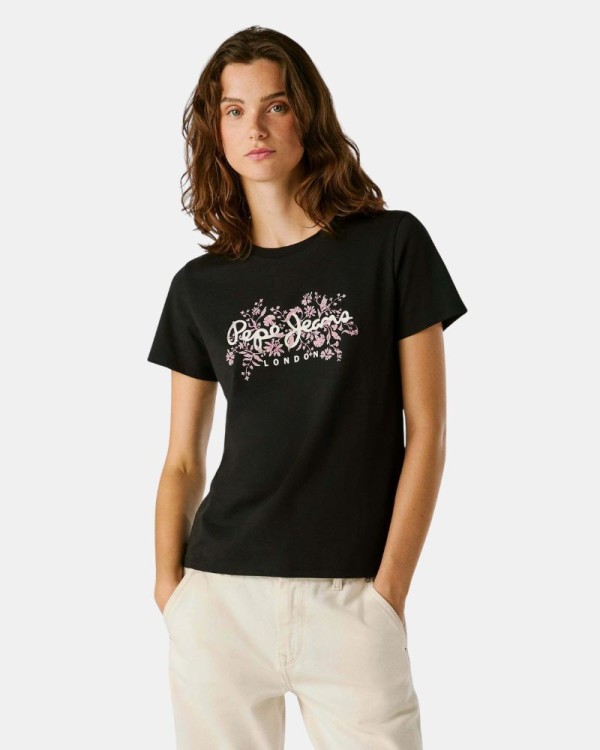  Camisetas Manga corta Mujer PEPE JEANS Negro PL5000049 BERO