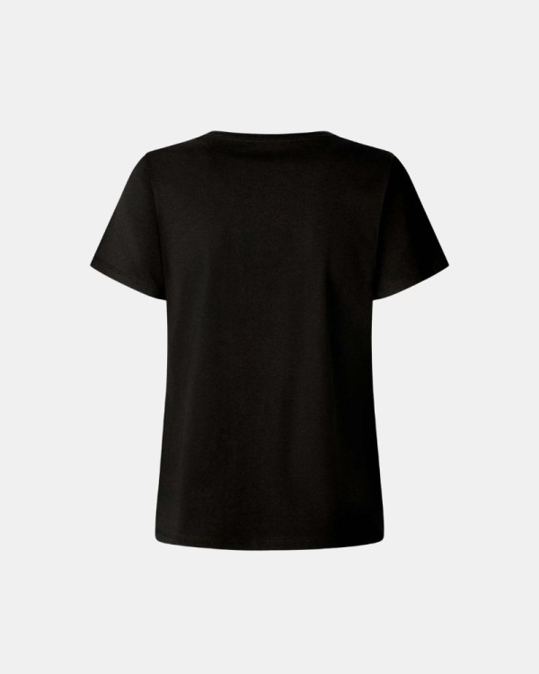 T-shirts Manga curta Mulher PEPE JEANS Preto PL5000049 BERO