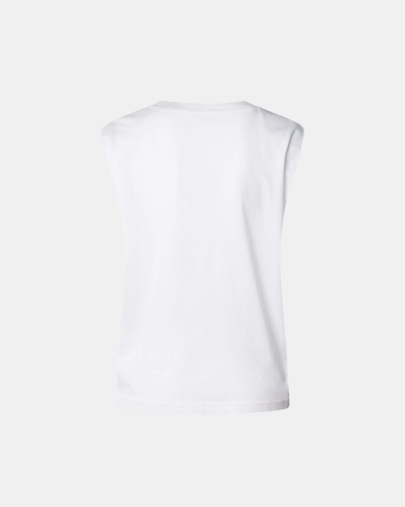 T-shirts Top Mulher PEPE JEANS Branco PL5000023 BERTHA
