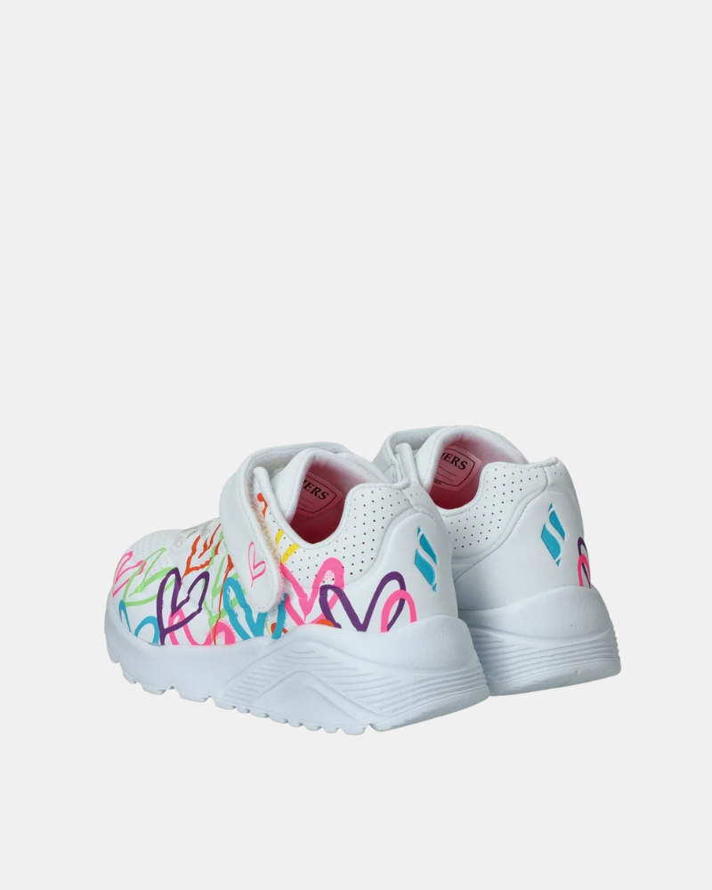 Sapatilhas Infantil SKECHERS Branco 314078N UNO LITE LOVE LEVITATE