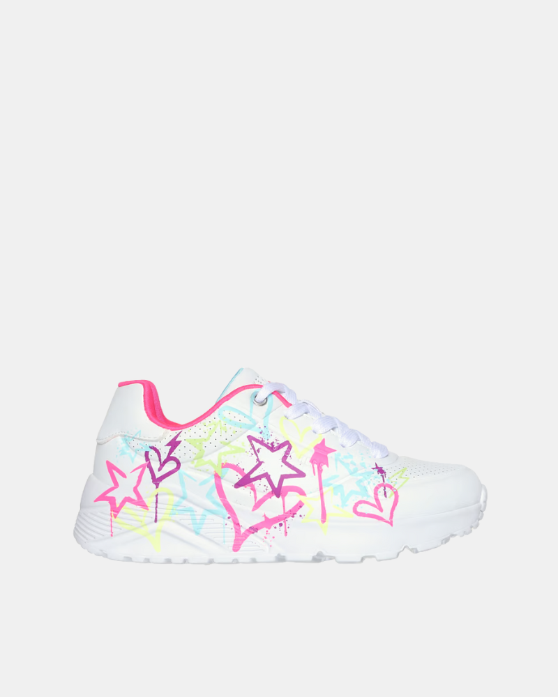 Sapatilhas Infantil SKECHERS Branco 310391L UNO LITE MY DRIP