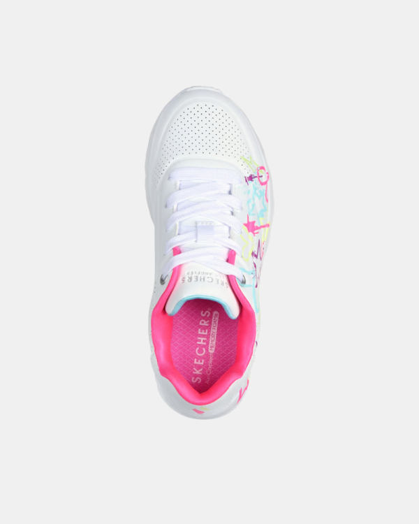  Zapatillas Infantil SKECHERS Blanco 310391L UNO LITE MY DRIP