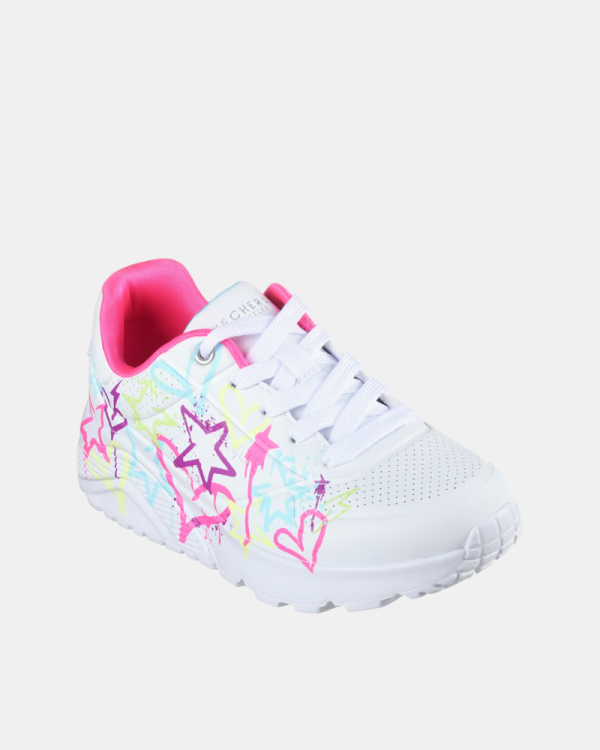  Zapatillas Infantil SKECHERS Blanco 310391L UNO LITE MY DRIP