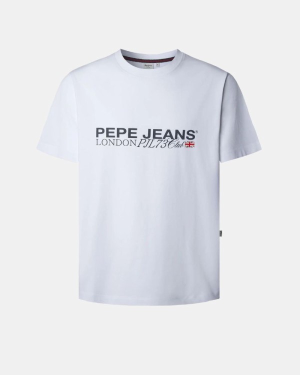 Camisetas Manga corta Hombre PEPE JEANS Blanco PM5010104 MATTHEW TEE