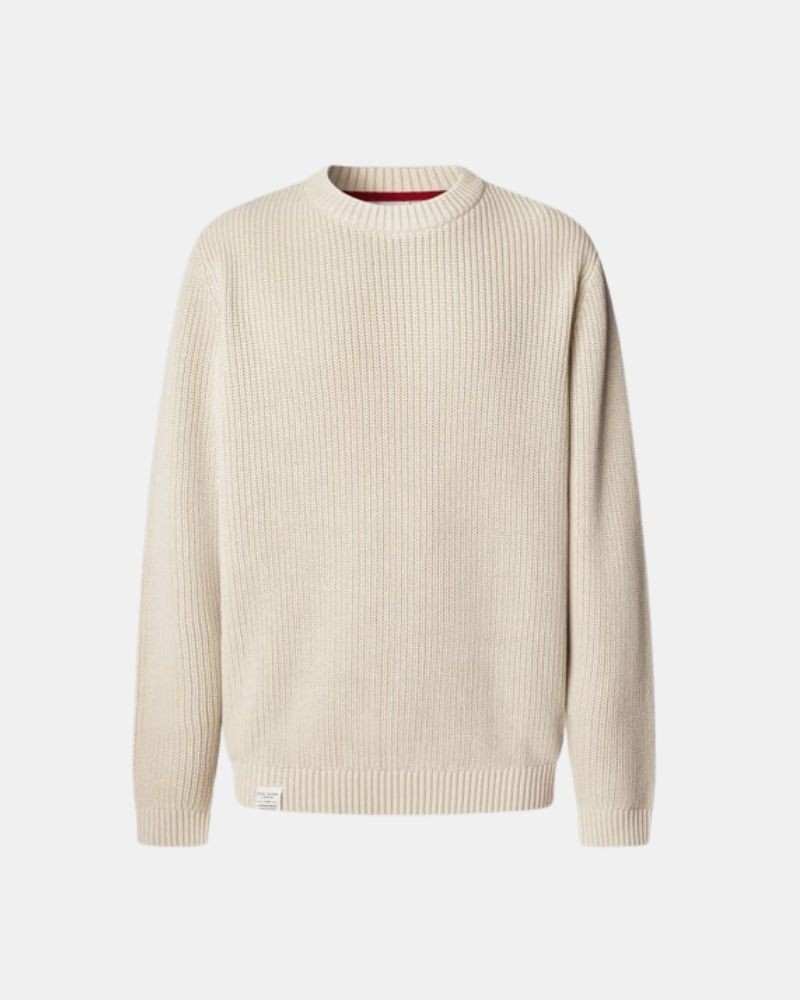 T-shirt de Manga Comprida Homem PEPE JEANS Beige PM7000022 PARKER CREW