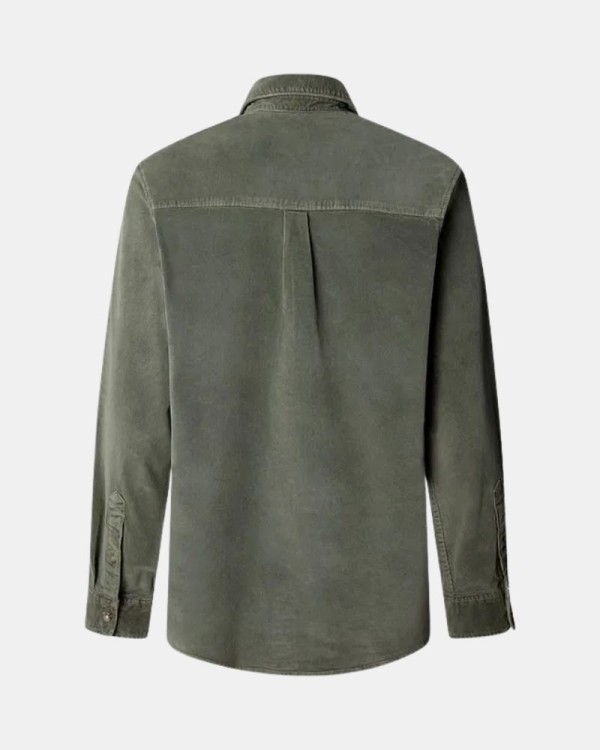 Camisas Manga Comprida Homem PEPE JEANS Verde PM3090844 CLAYTON