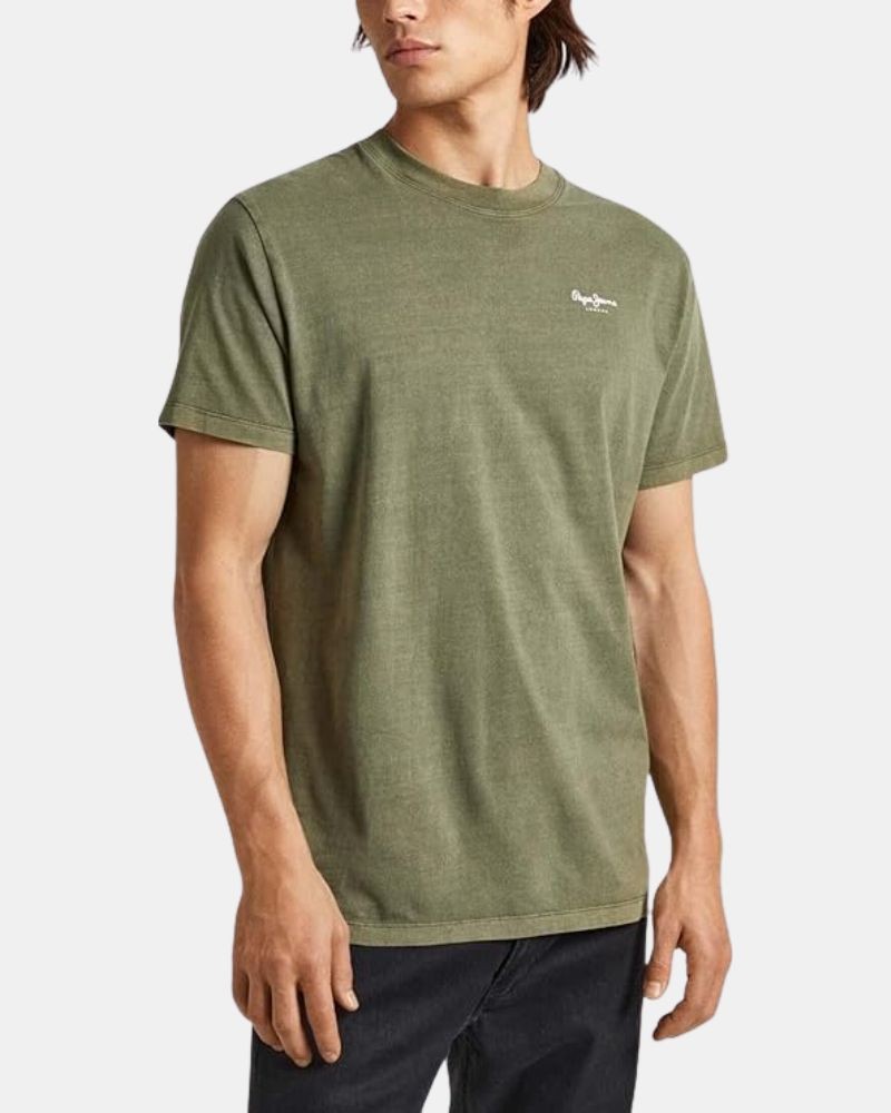  Camisetas Manga corta Hombre PEPE JEANS Verde PM508664 JACKO