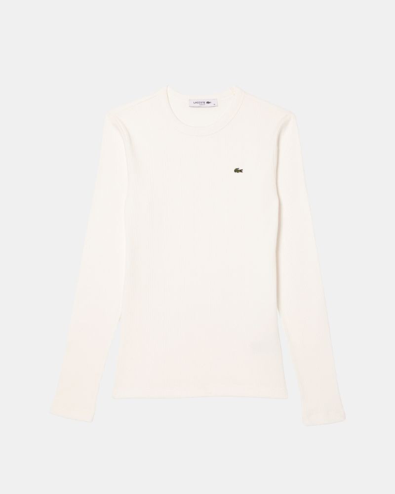  Camisetas Manga larga Mujer LACOSTE Blanco TF1692