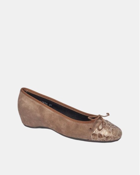  Zapatos Bailarinas Mujer CALLAGHAN Marrón 17936 43341