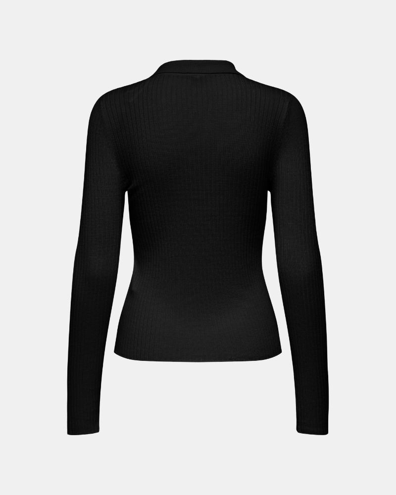  Camisetas Manga larga Mujer ONLY Negro 15360321 MILA