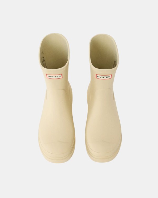  Botas Botas de agua Mujer Hunter Beige HFRU0002251 DOWNPOUR SHORT