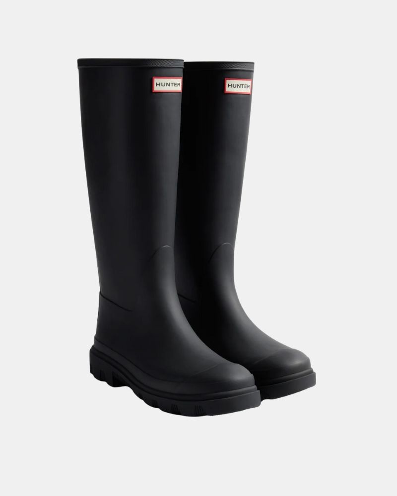Botas Botas de Água Mulher Hunter Preto HFRU0001251 DOWNPOUR TALL
