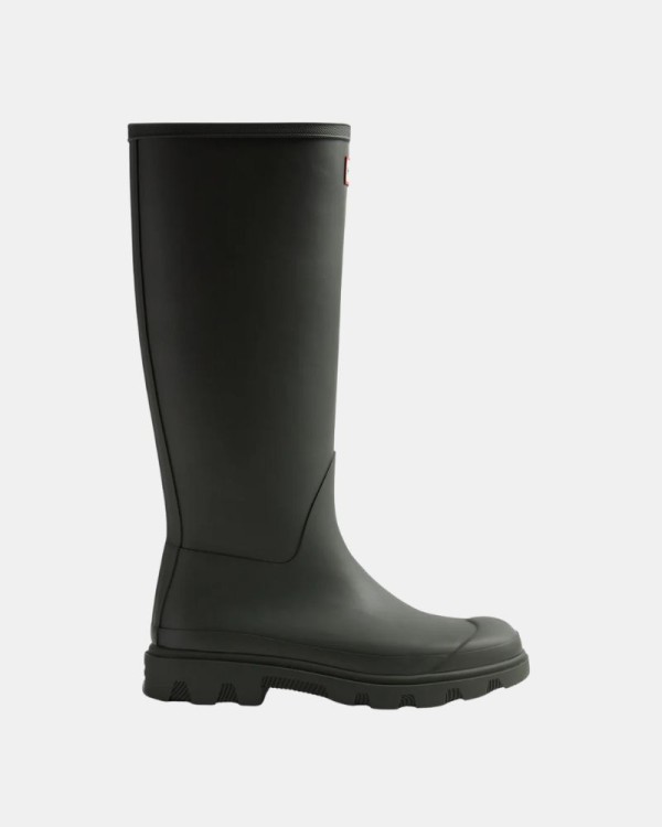 Botas Botas de Água Mulher Hunter Verde HFRU0001251 DOWNPOUR TALL