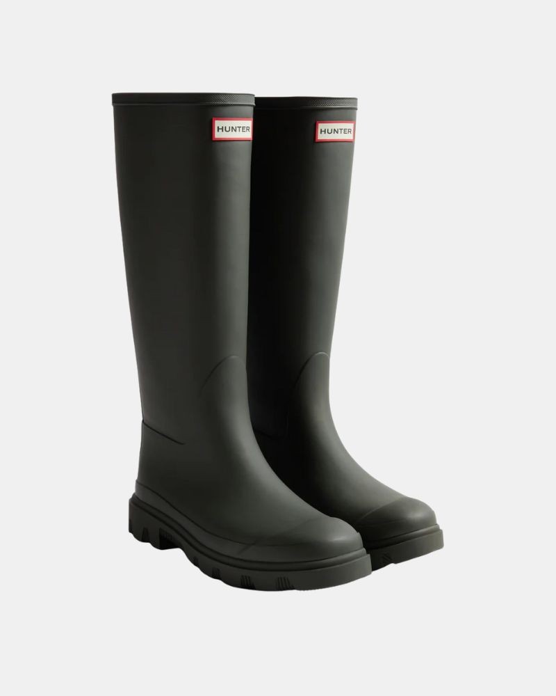 Botas Botas de Água Mulher Hunter Verde HFRU0001251 DOWNPOUR TALL