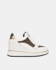 Zapatillas Bajas Mujer MICHAEL KORS Beige 43F5EMFS4L HAYES WEDGE