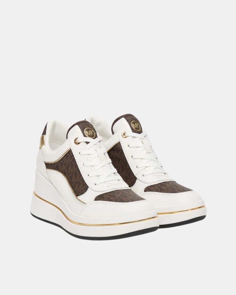 Zapatillas Bajas Mujer MICHAEL KORS Beige 43F5EMFS4L HAYES WEDGE