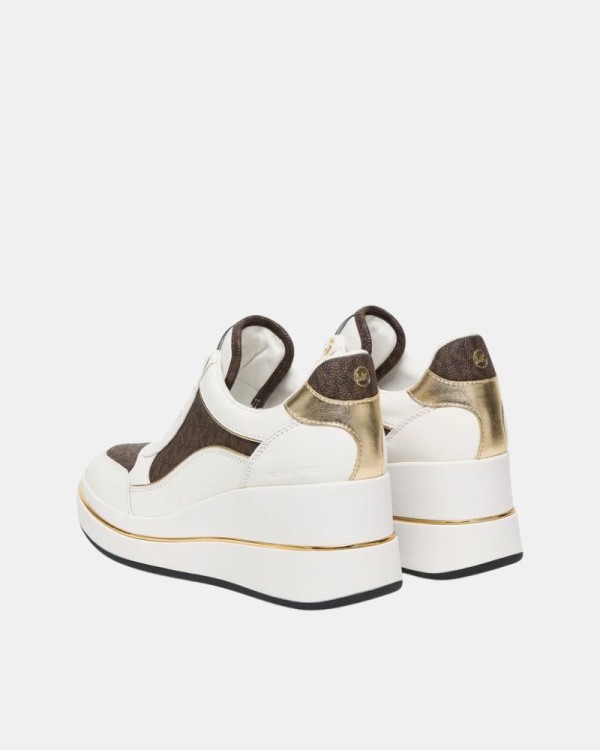 Sapatilhas Baixas Mulher MICHAEL KORS Bege 43F5EMFS4L HAYES WEDGE