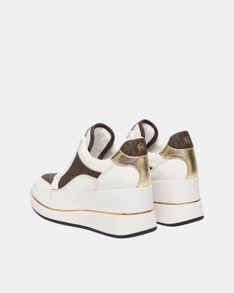 Zapatillas Bajas Mujer MICHAEL KORS Beige 43F5EMFS4L HAYES WEDGE
