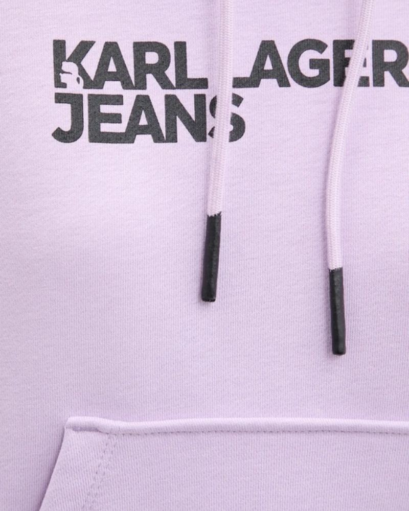 Casacos de capuz manga comprida Mulher Karl Lagerfeld Roxo A2W20053