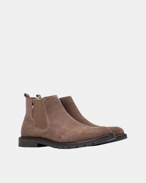  Botines Bajos Hombre  Taupe 162674